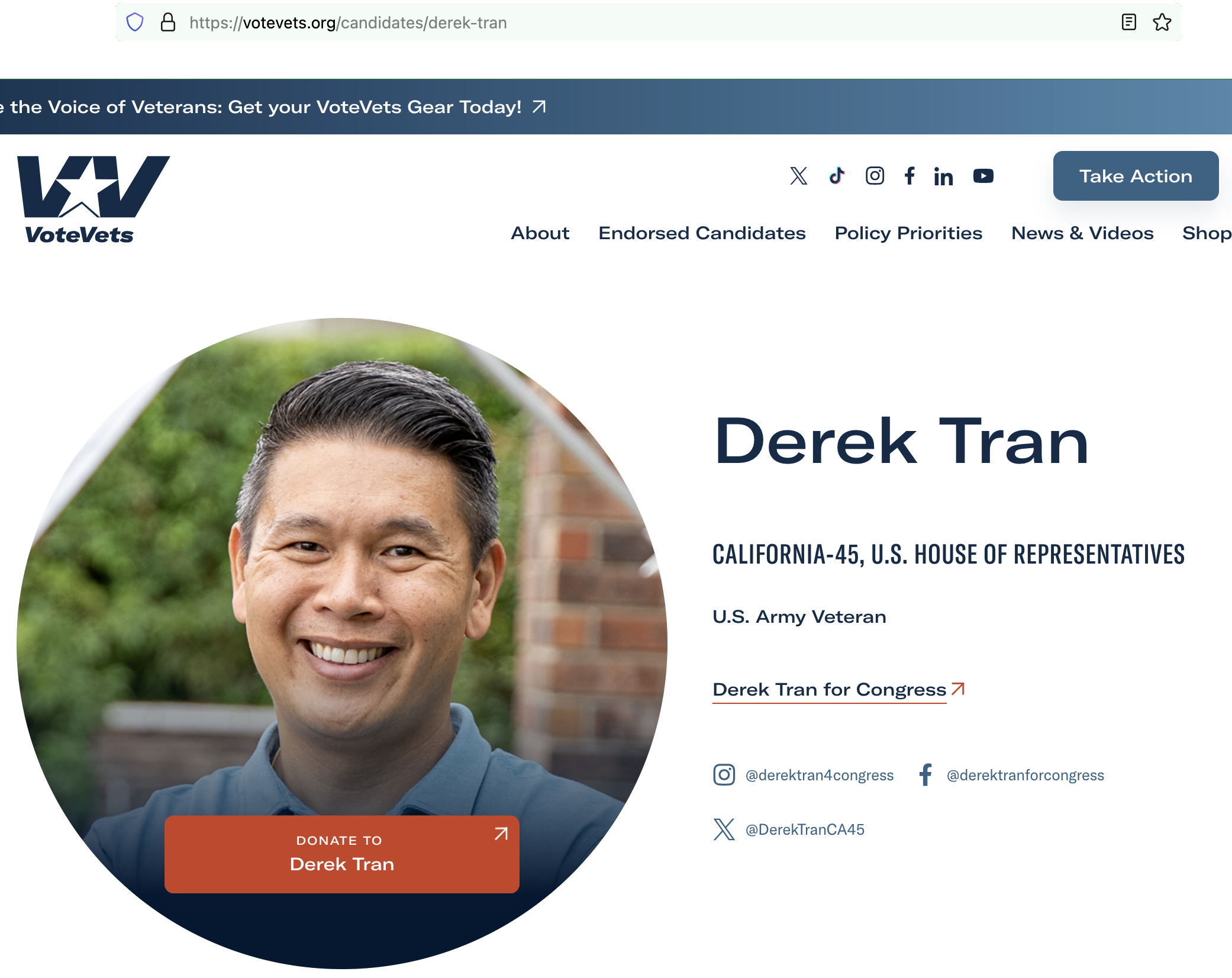 Derek Tran for CA45