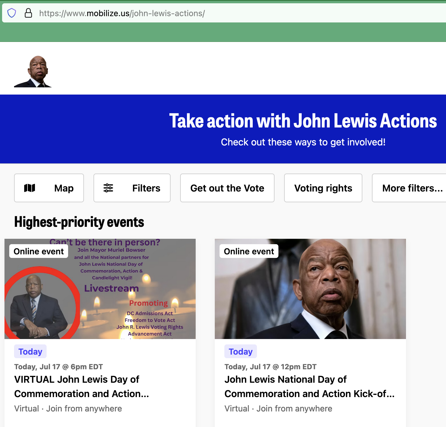 All On The Line: John Lewis National Day of Action