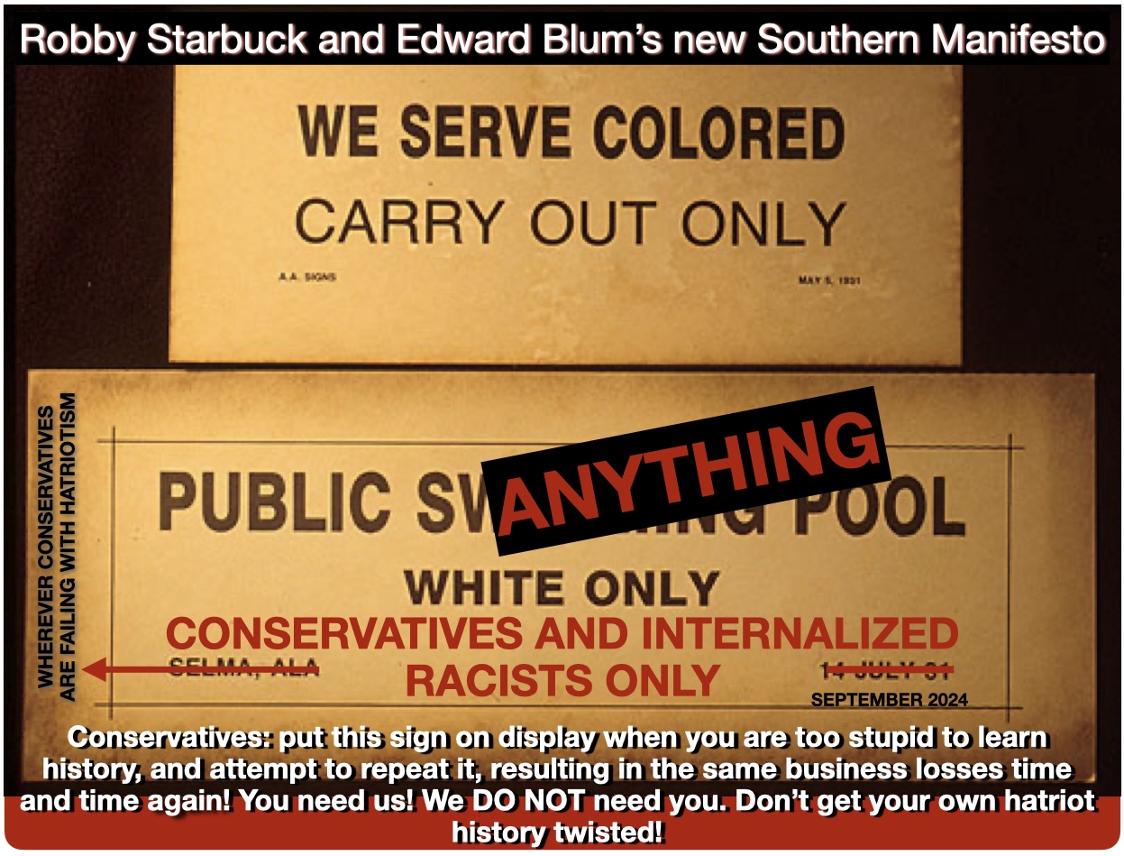 Edward Blum, Robby Starbuck and the new Jim Crow-conservatives only campaign