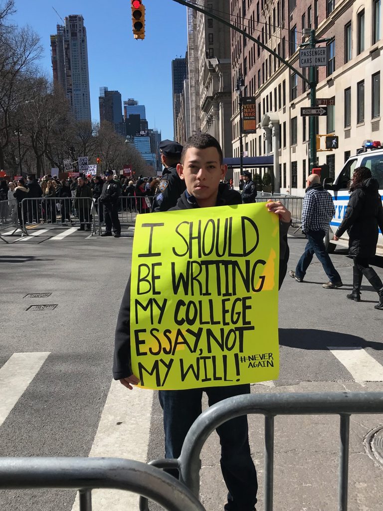 #MarchForOurLives NYC 2018 - THIS SAYS IT ALL! And why we're marching!!!!!