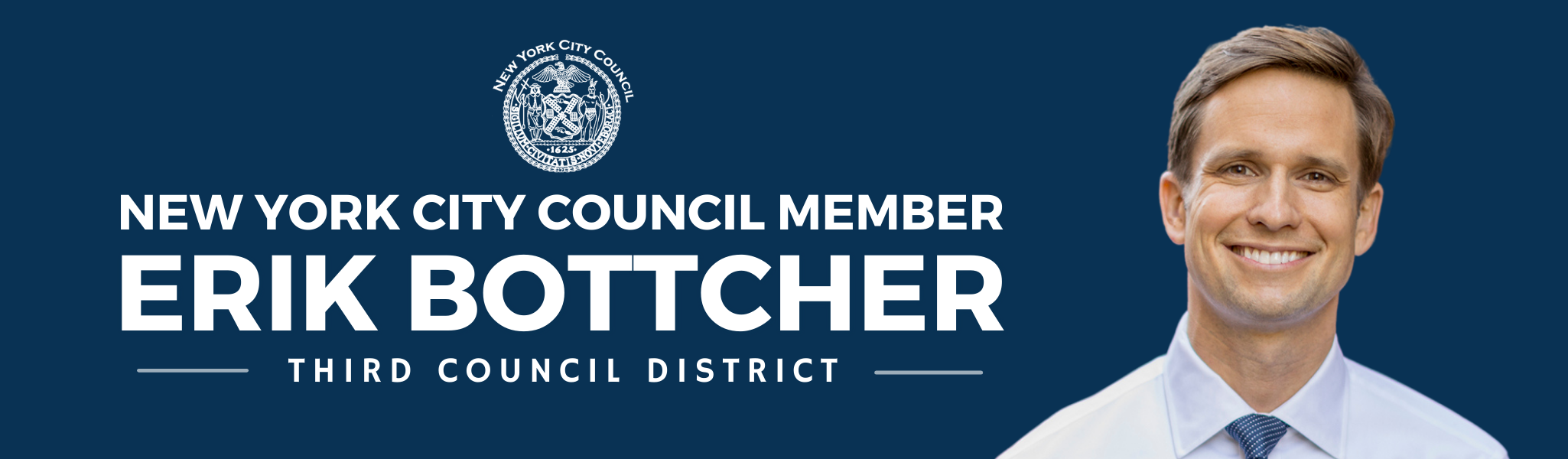 New York City Council Erik Bottcher (3rd District)