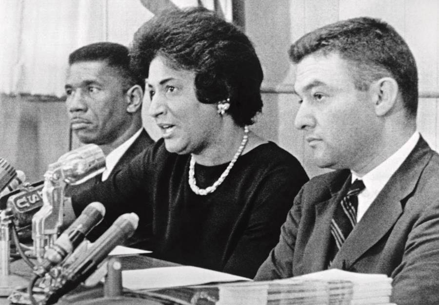Medgar Evers, Constance Baker Motley and Jack Greenberg - civil rights icons