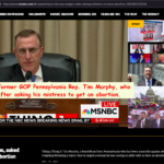 All In With Chris Hayes: Pro-life Rep and grifter Tim Murphy resigns after asking his mistress to get an abortion. And Murphy did NOT return pro-life lobbyists' funds either!